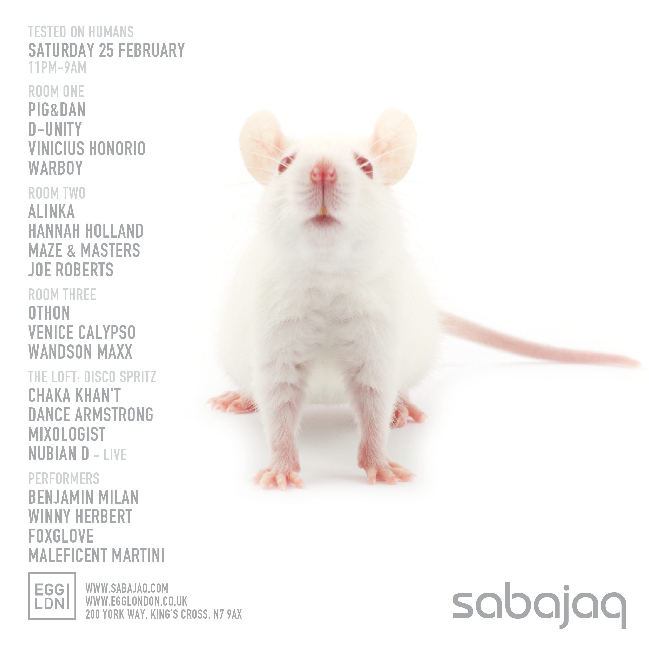 Back to The Egg for Sabajaq with Pig & Dan, D-Unity, Othon and others